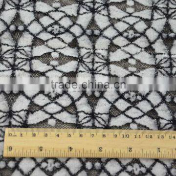Two Color mi Brushed Spande African Lace Fabrics photo-3