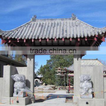 Chinese roof material clay flat roof