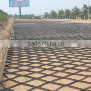 Plastic Biaxial geogrid for retaining wall