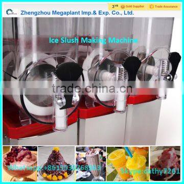 2 bowl ice slush making machine