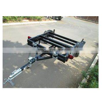 4x8 Black Folding Trailer /utility Trailer photo-3