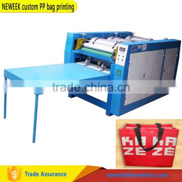 NEWEEK good quality electric small custom PP bag printing machine with best price