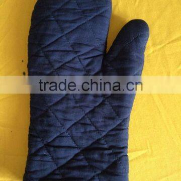 100% Cotton Machine Washable Heat Resistant Everyday Kitchen Basic Microwave Oven Mitt photo-3