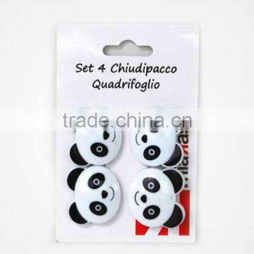 4pc panda bag clip