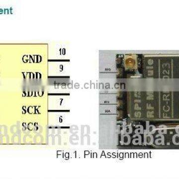 433Mhz Mini RF Transceiver Module 20dBm(max) With SPI photo-5