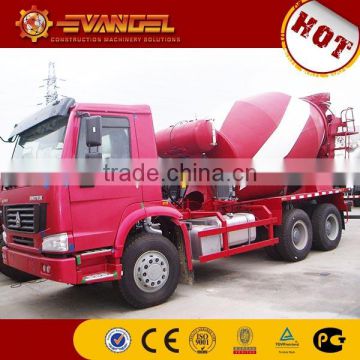 concrete mixer with pump HOWO brand concrete mixer truck from China