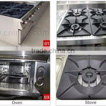 Commercial Restaurant Double Stove Range photo-4
