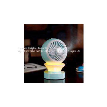Dingdang Conditioner Fan Mini Misting USB Led Night Light Fan photo-3