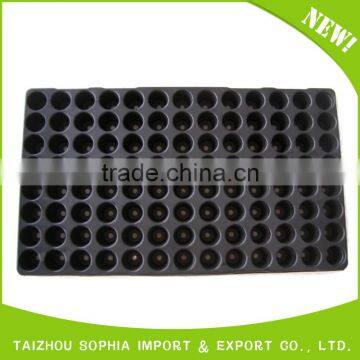 Hot Selling 104 Cell Black Plastic Nursery Tray for Plant photo-2