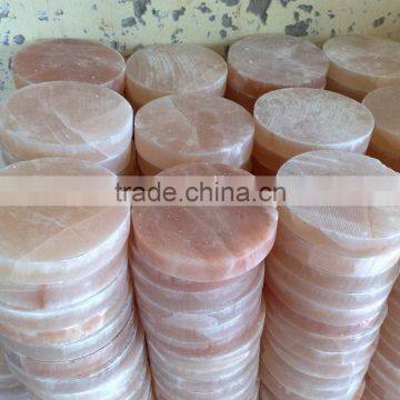 Himalayan Rock Salt Round Tile SMOOTH