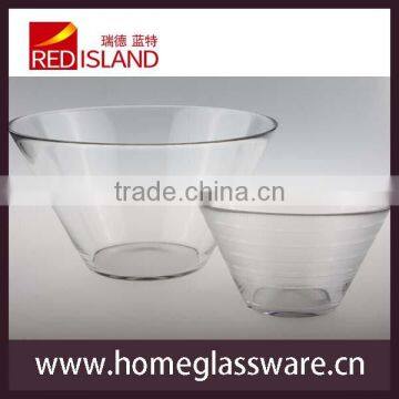 11 Inch Centrifuge Glass Fruit Salad Bowl photo-2
