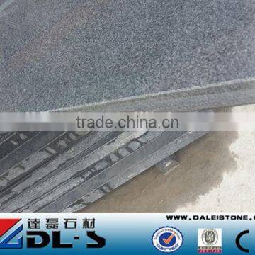 G654 Dark Grey Granite Stair Steps Polished Flat Edge photo-2