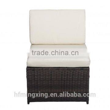 6 PCS Outdoor Patio Sofa Set Sectional Furniture PE Wicker Rattan Deck Couch photo-4