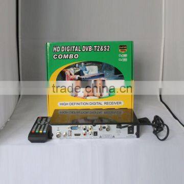 HD H.265 Sunplus 1505B Professional Combo DVB-T2+S2 TV Receiver Cheap Digital Satellite Set Top Box Free Redtube Porn Video photo-3