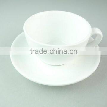 cheap white porcelain coffee tea set tableware cup and saucer