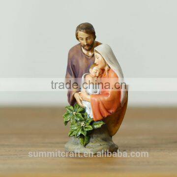 Catholic Gifts Wholesale Resin Virgin Mary Joseph and Baby Jesus Statue photo-2