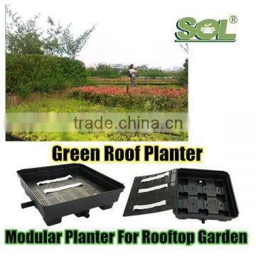 Green Roof China Manufacture SOL Company Hydroponic Growing Systems Vertical Green Roof Rooftop Garden Modular Planters photo-2