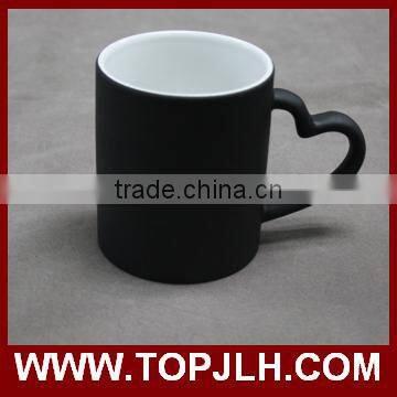 white ceramic blank sublimation mug with Customers own printing design