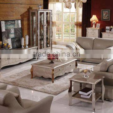 Modern Luxury Bedroom Furniture Dressing Table With Mirror and Stool S109 photo-3