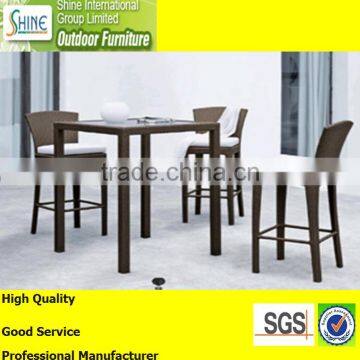 Outdoor Furniture Garden Furniture Patio Furniture Rattan Wicker Stool And Table For Bar Shop, Hotel, Club