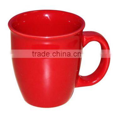 Aboral Ceramic Bullet Cup red nescafe coffee mug