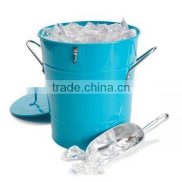 Wholesale Metal Ice Bucket With Lid and Scoop photo-3