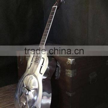 Metal Body String Musical Instrument, Single Cone Resonator Guitar, 40'' Resophonic Guitar photo-2