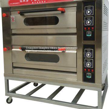 SQ2-4 Two deck Four trays deck gas oven