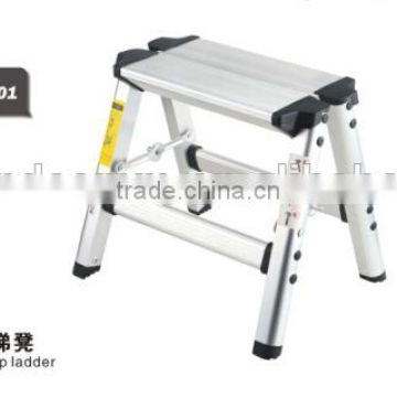 Multi small step stools ladder/single ladder/scaffold wide step ladder/aluminium step ladder