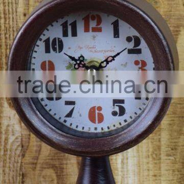 BRONZE METAL TABLE TOP CLOCK