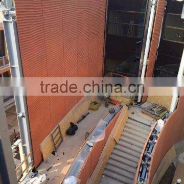 3D Colorful Fiberglass Concrete Wall Cladding, Exterior 3D Concrete Wall Panels, Fiberglass Concrete Textured Wall Panels