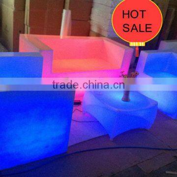 led lighting table set/bar tables for sale/led lighting furniture