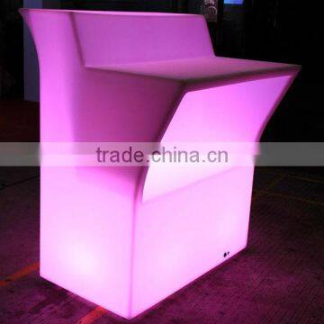 2013 LED straight bar table, jumbo bar with lighting