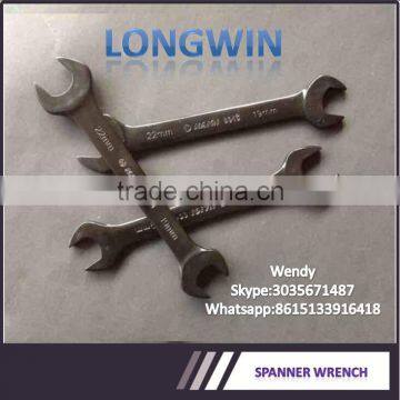 Hand tools high carbon steel open end spanner for auto repair