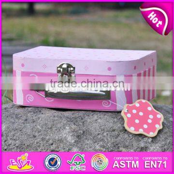 2017 Best Sale Lovely Pink Children Wooden Toy Box for Sale W08C171-S photo-5