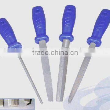 7 INCH SK-7 STEEL HAND FILE SET WITH PLASTIC HANDLE FOR WOODWORKING TOOLS