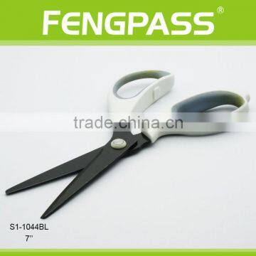 S1-1044BL 7" 2Cr13 Stainless Steel Blade With PP+TPR Plastic Handle Plastic Scissor photo-4