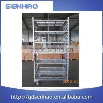 Good quality stainless steel garden utility cart for plants