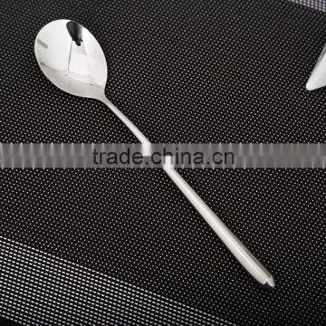 LFGB Stainless Steel Kitchen Utensil Korea Round Spoon HT62 photo-5