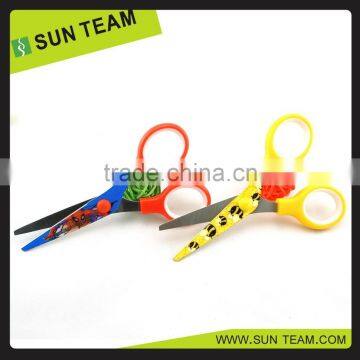 SC029P 5-1/4" New school and children handmade scissors with titanium coating on blade