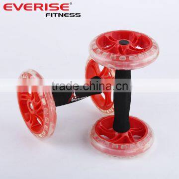 Core Strength Double Wheels Ab Trainer Wheel Roller photo-3