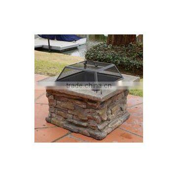 MGO(magnesium ) Square Firepit Hot Firepit / House Design MGO Fire Pit photo-5