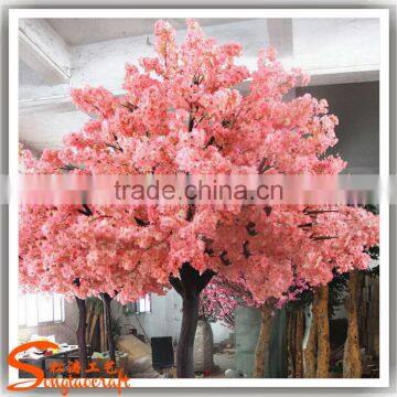 China Supplier Cheap Price Cherry Tree Home Decoration Plastic Artificial Cherry Blossom Tree photo-3