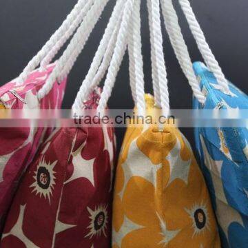Juco Beach Bag-flower Print Exclusive Design Bags for Gift & Shopping photo-4