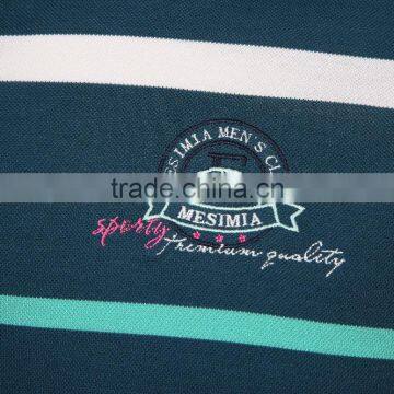 Mens Polo Collar Striped t Shirt photo-3