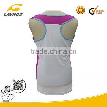 Women Sleeveless Round Collar T-shirt photo-2