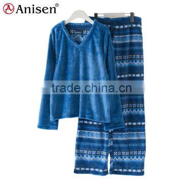 Chinese Supplier Fleece Shirts and Pants Sleepwear photo-4