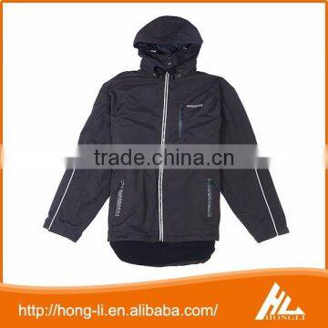 High Quality Fashionable Zipper Pockets Windproof Plain Winter Men's Bomber Jacket photo-6