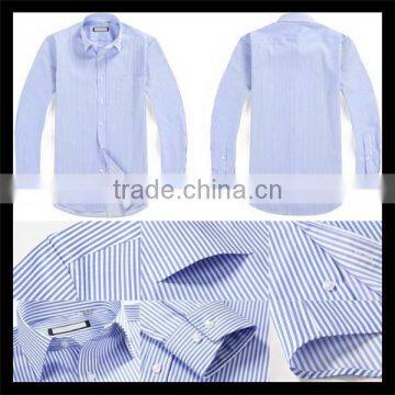 Hot Sale Latest New Model Trendy Striped Cheap Hawaiian Shirt for Men photo-2