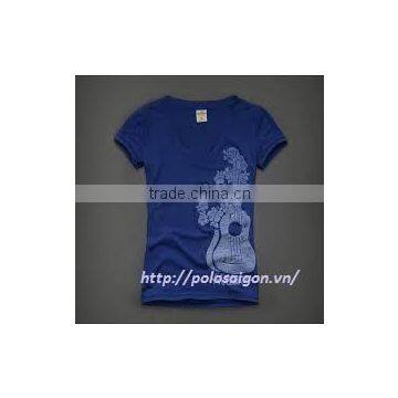 Ladies Top Silk Sreen Garment Fashion T-shirt photo-2